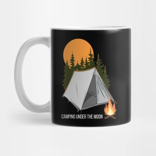 Camping Under the Moon - Camping Quote Mug